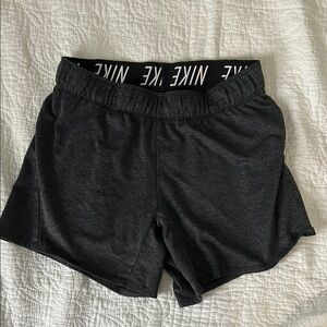Nike Black Athletic Shorts Elastic Waistband
